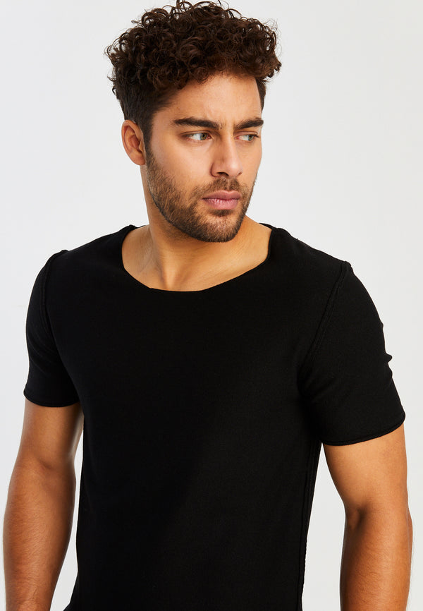 Leif Nelson Rundhals-Shirt Feinstrick Kauf eins, bekomm eins gratis