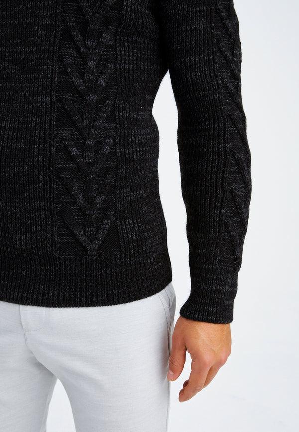 Leif Nelson Grobstrick Rollkragenpullover VIP-Rabatte