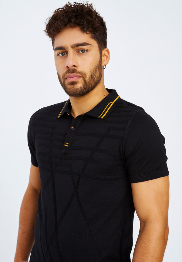 Leif Nelson Polo-Shirt Feinstrick Tiefpreis