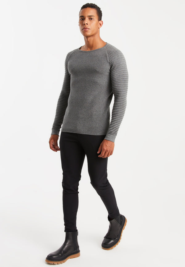 Leif Nelson Strickpullover Feinstrick Rundhals Kostenlose Rückgabe
