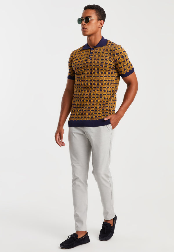 Leif Nelson Polo-Shirt Feinstrick Bis zu 65% Rabatt