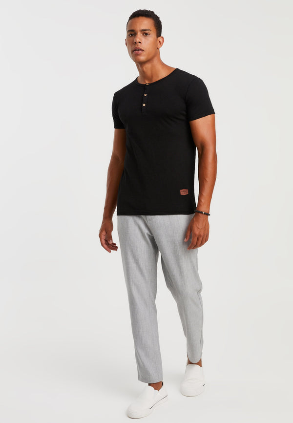 Leif Nelson Rundhals-Shirt Discount Store für neue Produkte
