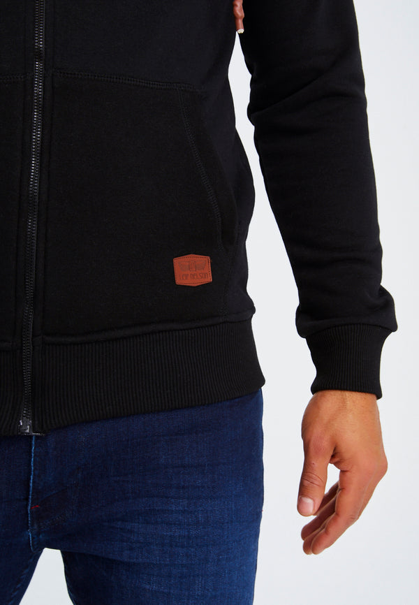 Leif Nelson Sweatjacke mit Kapuze Fabrikladen