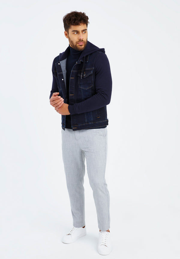Leif Nelson Jeansjacke Kapuze Hotsell
