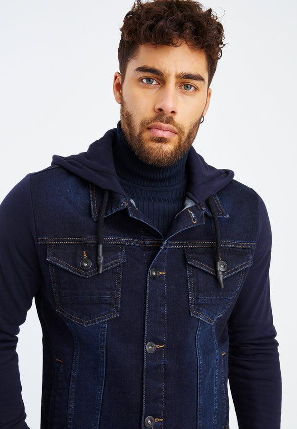 Leif Nelson Jeansjacke Kapuze Hotsell