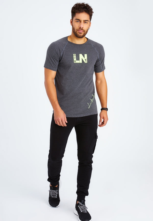 Leif Nelson Gym-T-Shirt Rundhals Fabrikverkauf