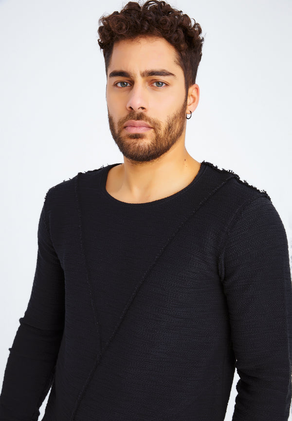 Leif Nelson Longsleeve Rundhals Rabatt