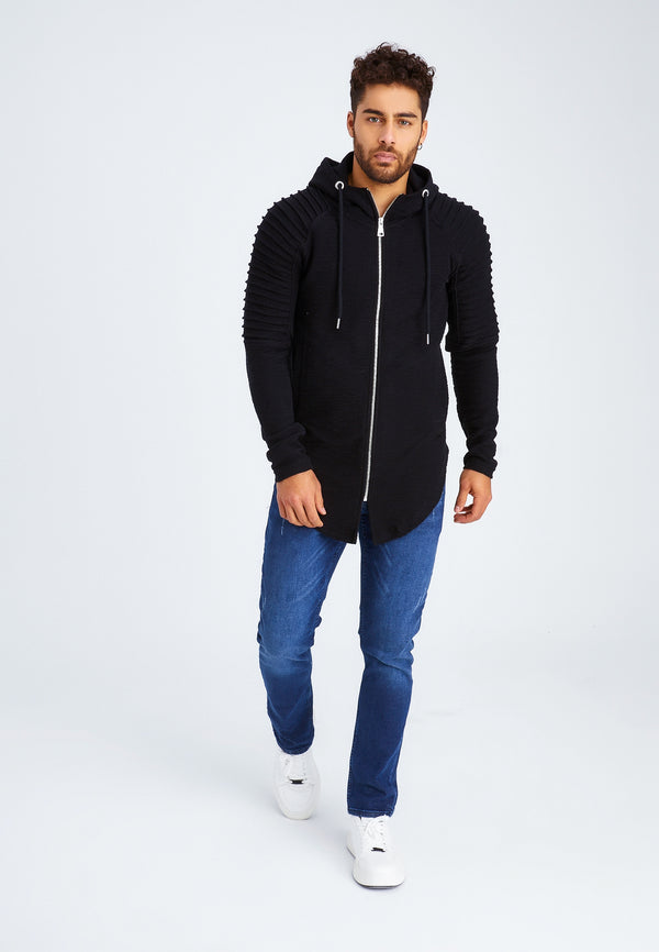 Leif Nelson Sweatjacke mit Kapuze Preisnachlass