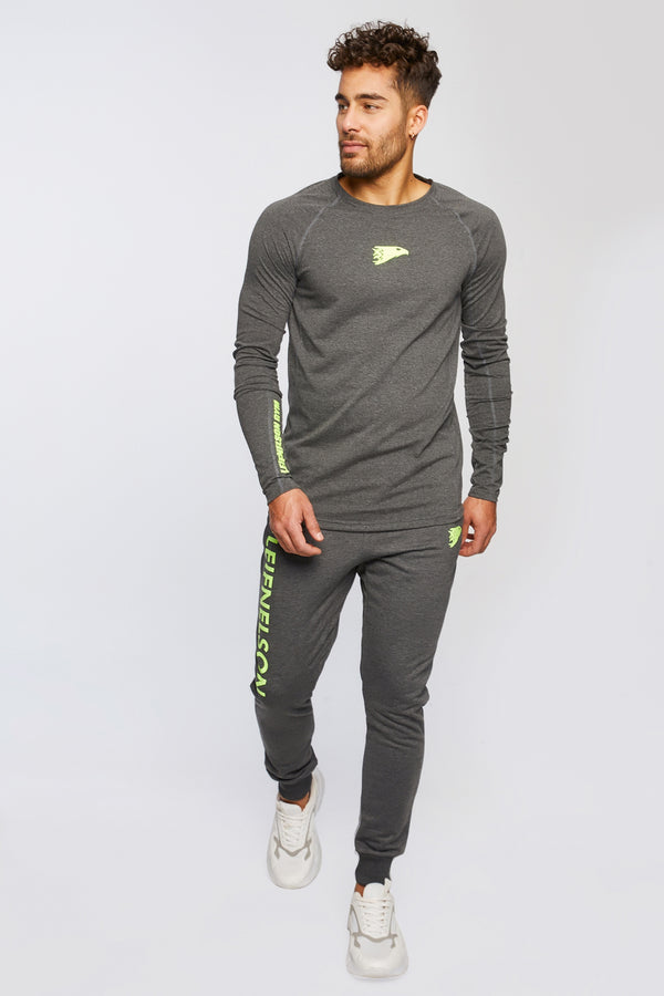Leif Nelson Gym-Sweatshirt Rundhals Saisonschlussverkauf