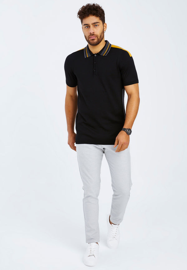 Leif Nelson Polo-Shirt Feinstrick Jubiläumsangebot