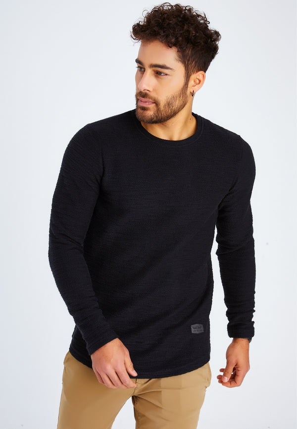 Leif Nelson Longsleeve Rundhals Online Outlet
