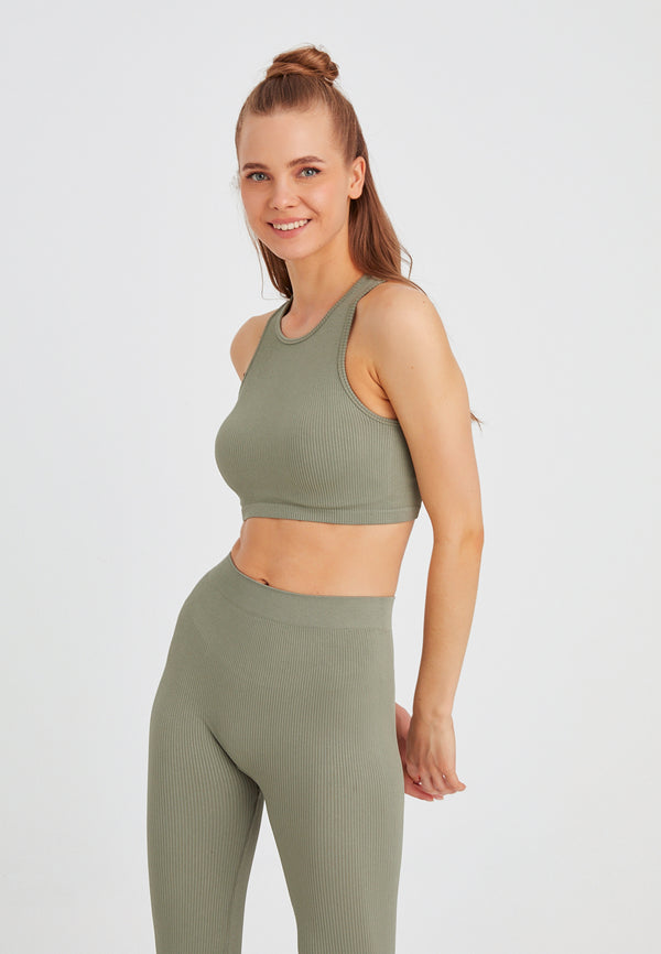 Leif Nelson Seamless Crop Top kurzarm JETZT KAUFEN