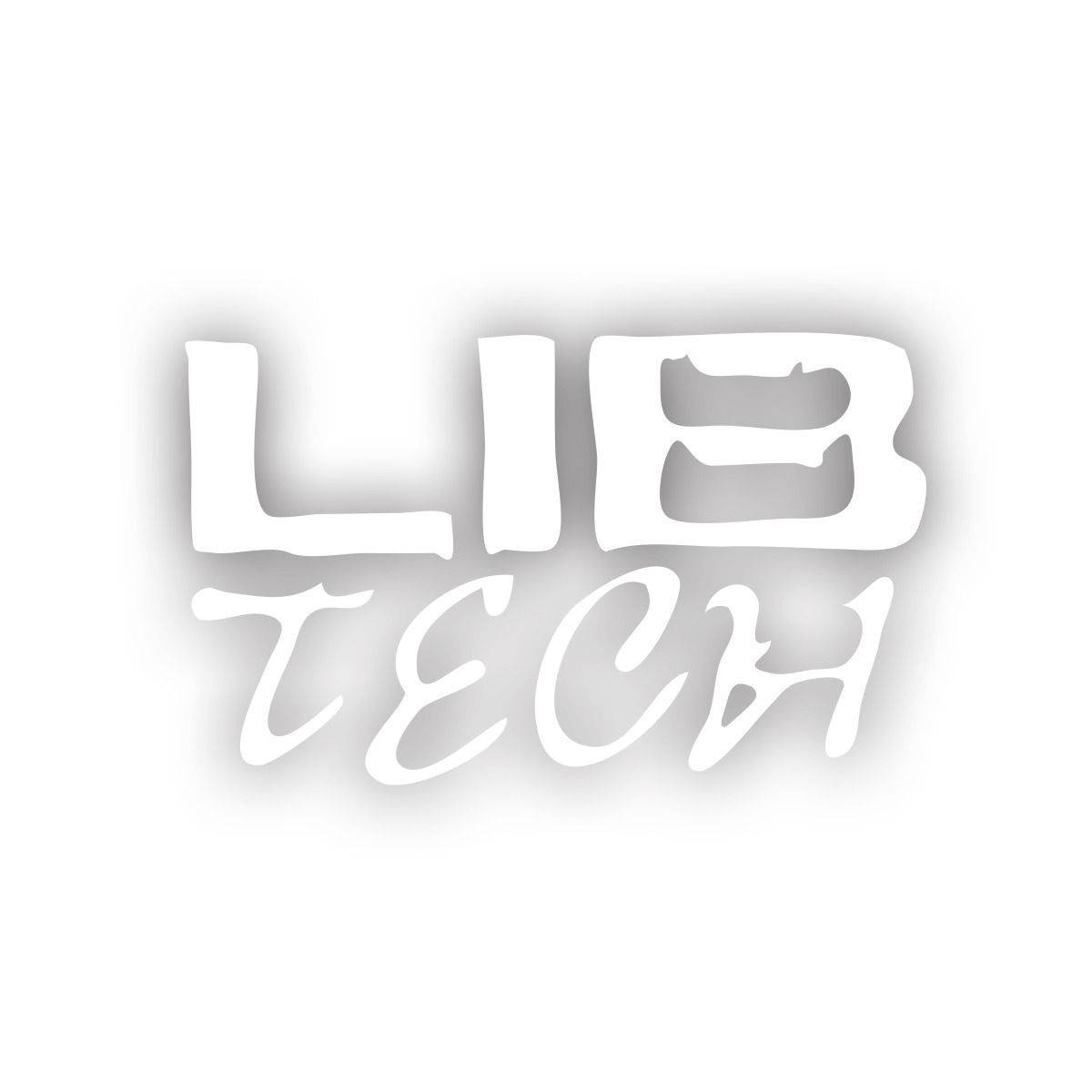 Lib Tech Stacked Logo Diecut Sticker Tiefpreis