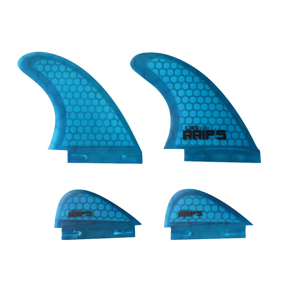Lib Tech Quad Wakesurf Fin Set - Large