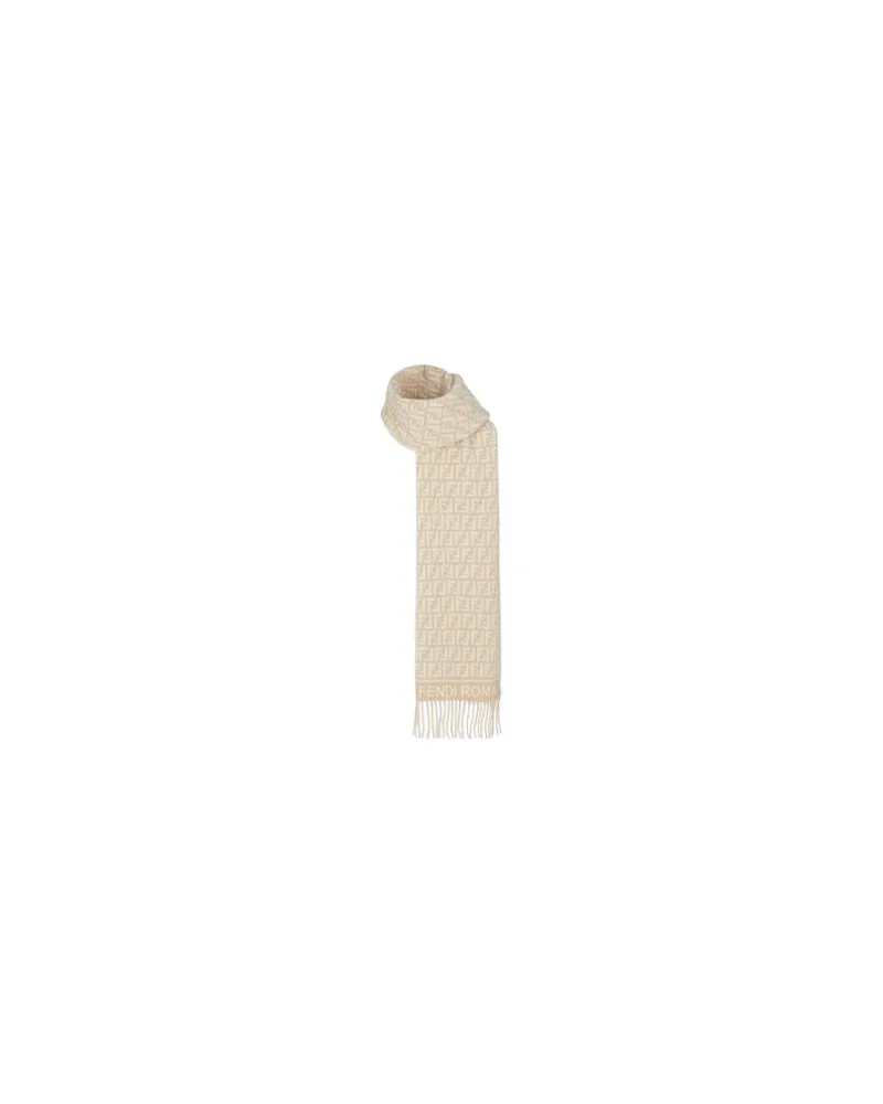 Fendi Ff Schal Beige