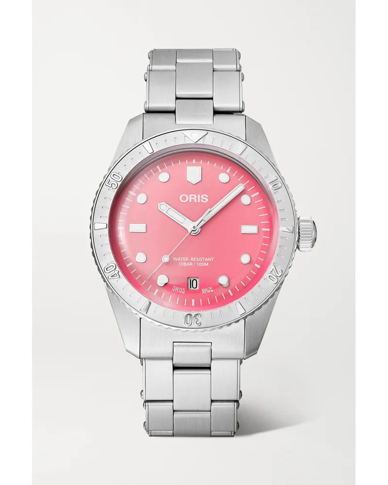 ORIS Divers Sixty Five Automatic 38 Mm Uhr Aus Edelstahl Rot Meist gekauft