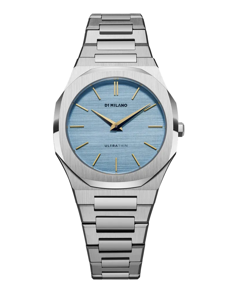 D1 Milano Watch Ultra Thin Bracelet 34mm Dusk Blue Zeitlich begrenztes Angebot
