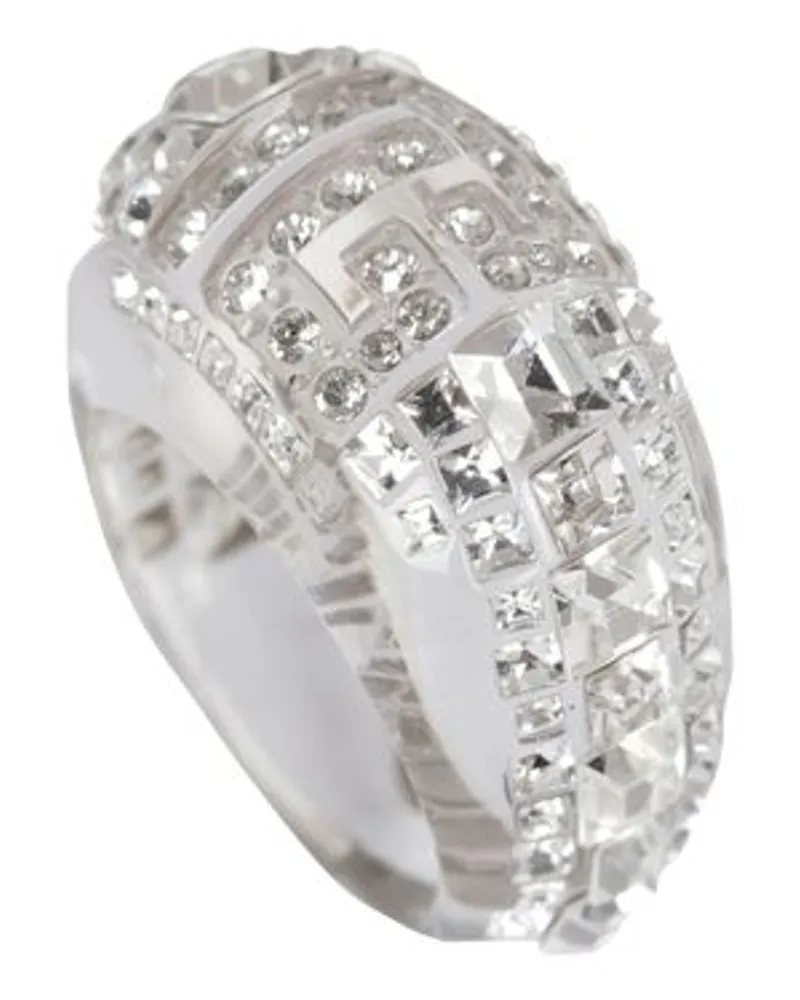 Balmain Durchscheinender Ring Mit Strasssteinen Silver Bis zu 55% Rabatt