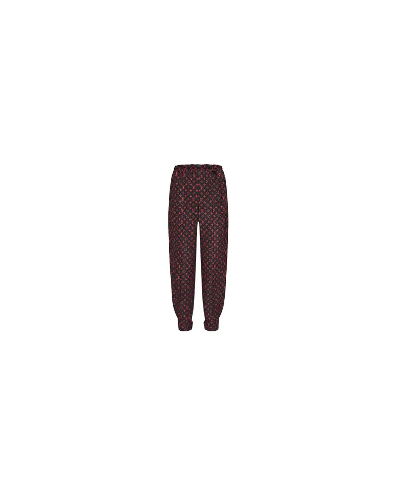 Louis Vuitton Rote Monogram Jogginghose Red Heißer Verkauf