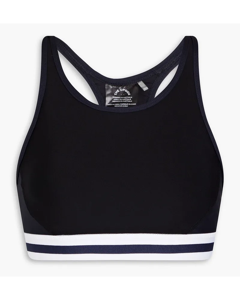 The Upside Hype Linda Gestreifter Sport Bh Aus Stretch Material Schwarz Angebote