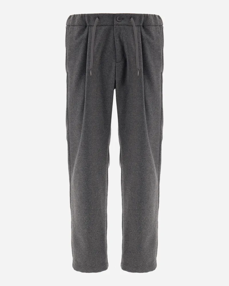 Herno Hose Aus Wool Fashion Grau Im Verkauf