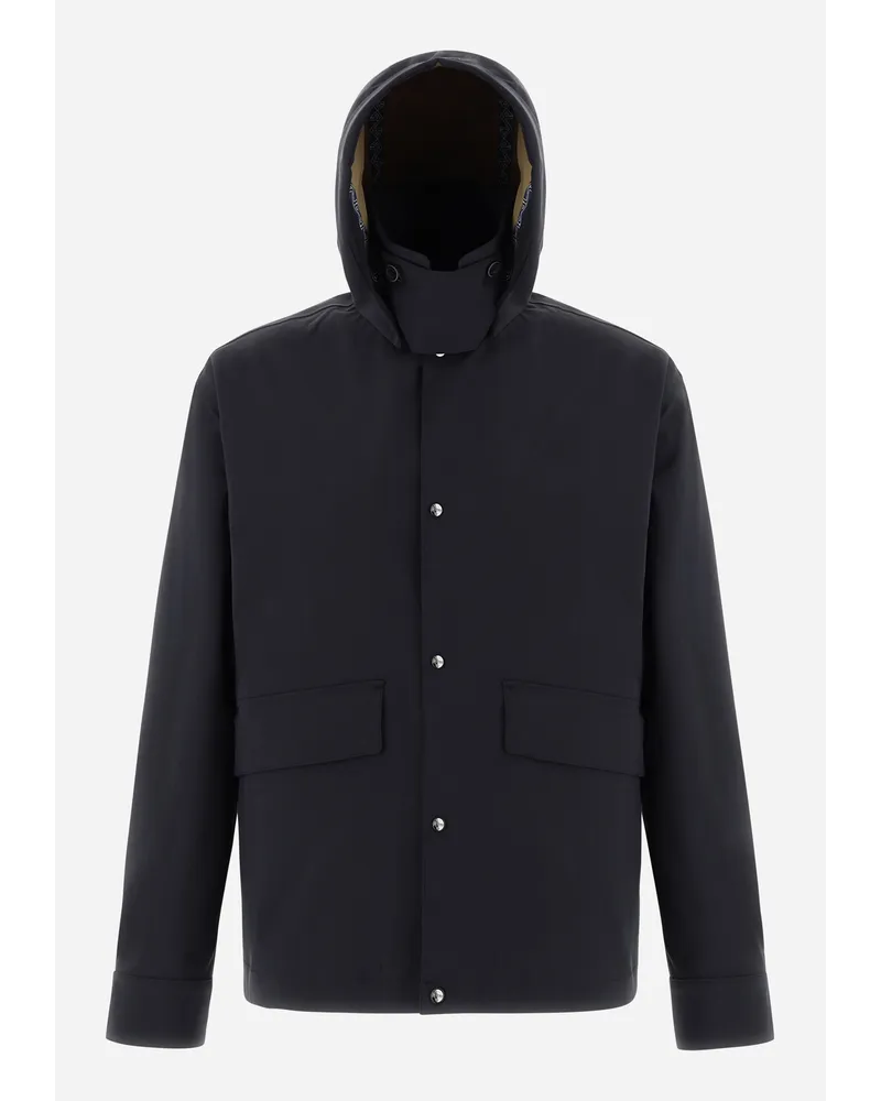 Herno Drizzle Bomberjacke Blau Blitzverkäufe