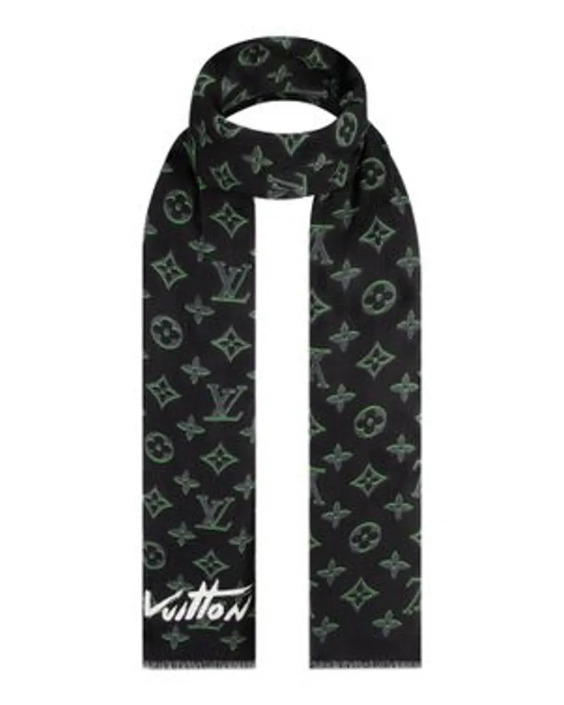 Louis Vuitton Monogram Spotlight Stola Black Riesige Ersparnisse