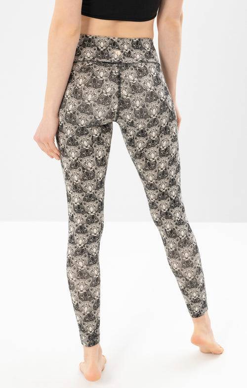 Ognx Yoga Leggings Spiritual Leopard Tencel™ Bio Baumwolle Luna - weiß Fabrik Onlineshop