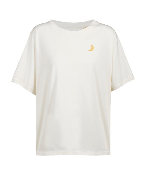 Ognx Yoga Boxy T-Shirt Moonlight Bio Baumwolle Tencel™ Sora - weiß Sonderangebot