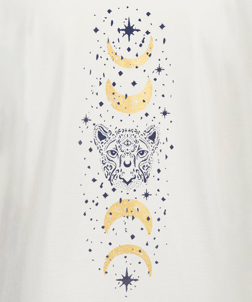 Ognx Yoga Boxy T-Shirt Moonlight Bio Baumwolle Tencel™ Sora - weiß Sonderangebot