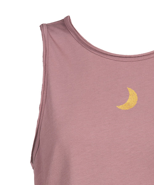 Ognx Yoga Knoten Tank Moon Bio Baumwolle Tencel™ Tari - rosa Exklusivangebot