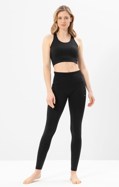 Ognx Yoga Basic Leggings Tencel™ Bio Baumwolle Luna - schwarz Preisnachlass