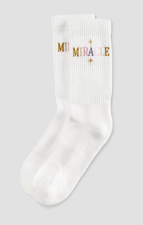 Ognx Yoga Sportsocken Miracle Stars Bio Baumwolle Ava - weiß Jubiläumsangebot
