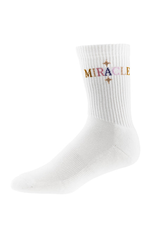 Ognx Yoga Sportsocken Miracle Stars Bio Baumwolle Ava - weiß Jubiläumsangebot