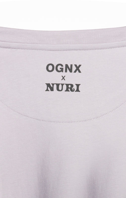 Ognx Yoga Boxy T-Shirt You Are The Magic by Nuri Rodríguez Bio Baumwolle Tencel™ Sora - lila Lagerräumung