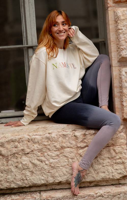 Ognx Yoga Soft Leggings Ombré Bio Baumwolle Luna - grau Heißer Verkauf