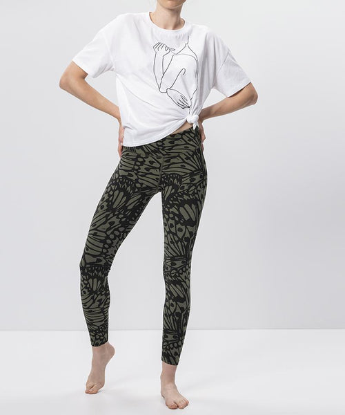 Ognx Leggings Butterfly Bio Baumwolle - grün Neueste Mode