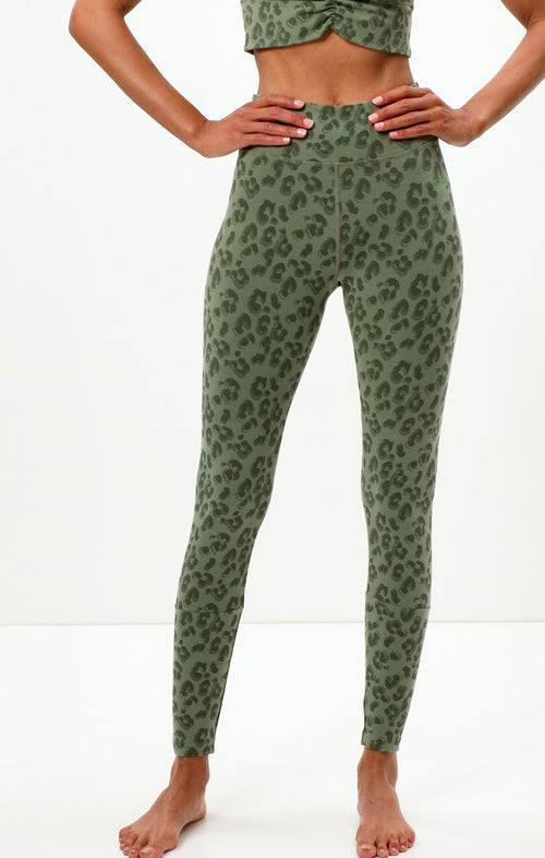 Ognx Sommer Leggings Leo Tencel™ Bio Baumwolle - grün Online Outlet