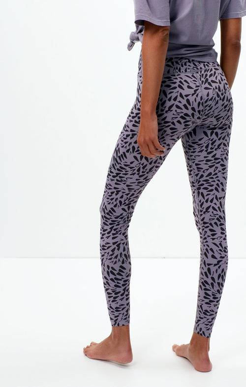 Ognx Leggings Leaf Polyamid ♻️ - lila Exklusive Angebote