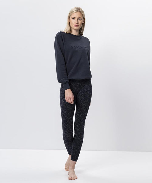 Ognx Leggings Leo Bio Baumwolle - blau Blitzangebot