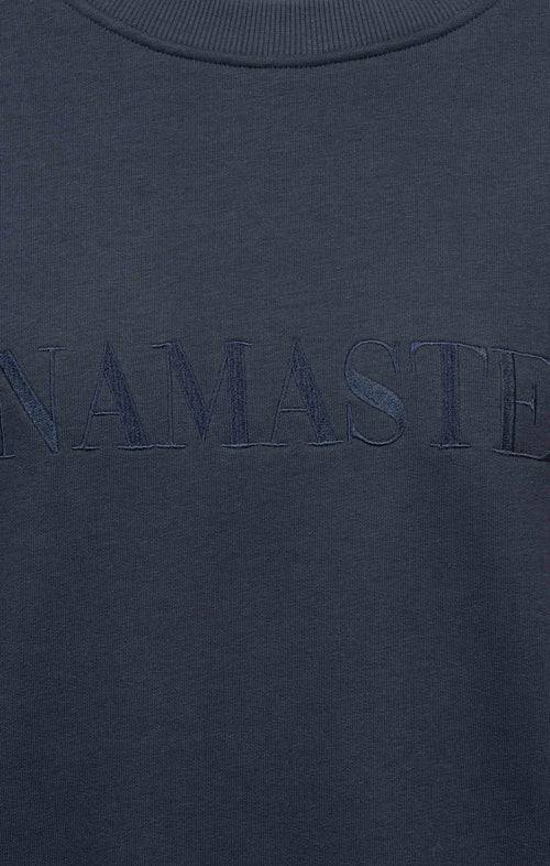 Ognx Sweater Namaste Bio Baumwolle - blau Große Rabatte
