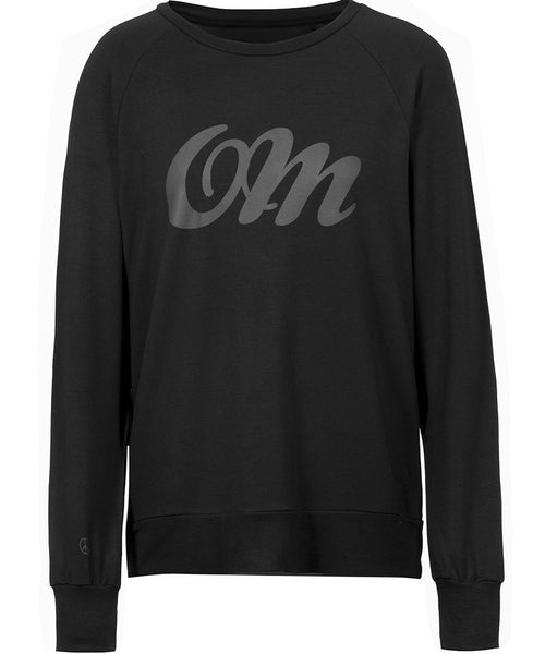 Ognx Lounge Sweater OM Tencel™ - schwarz Super Sparpreis