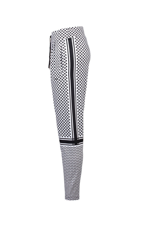 Ognx Harem Pants Keffiah Bio Baumwolle - weiss Wochenangebot