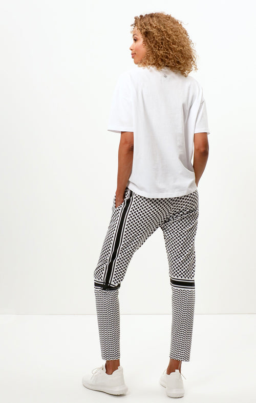 Ognx Harem Pants Keffiah Bio Baumwolle - weiss Wochenangebot