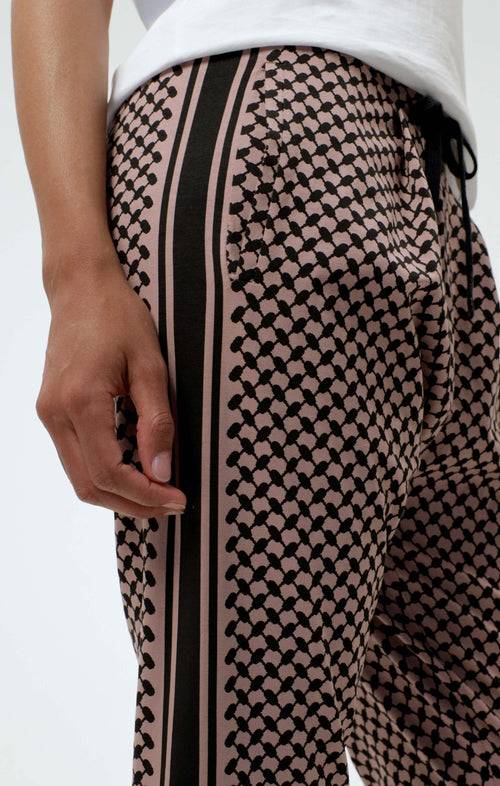 Ognx Harem Pants Keffiah Bio Baumwolle - rosa Begrenzte Freigabe