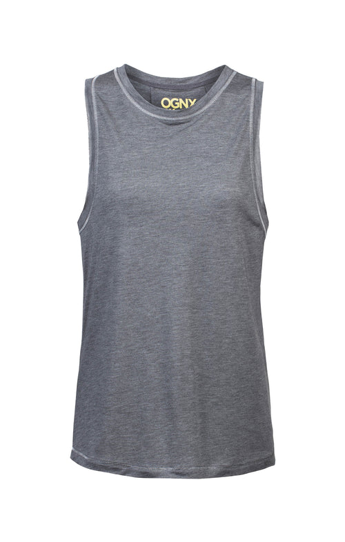 Ognx Basic Athletic Tank Rainbow Tencel™ - dunkelgrau melange JETZT KAUFEN