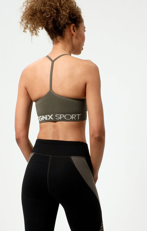 Ognx Sport Bra Crossback - Mittlerer Halt - grün Neueste Stile