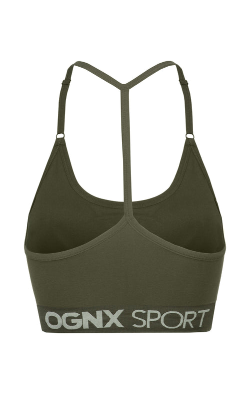 Ognx Sport Bra Crossback - Mittlerer Halt - grün Neueste Stile
