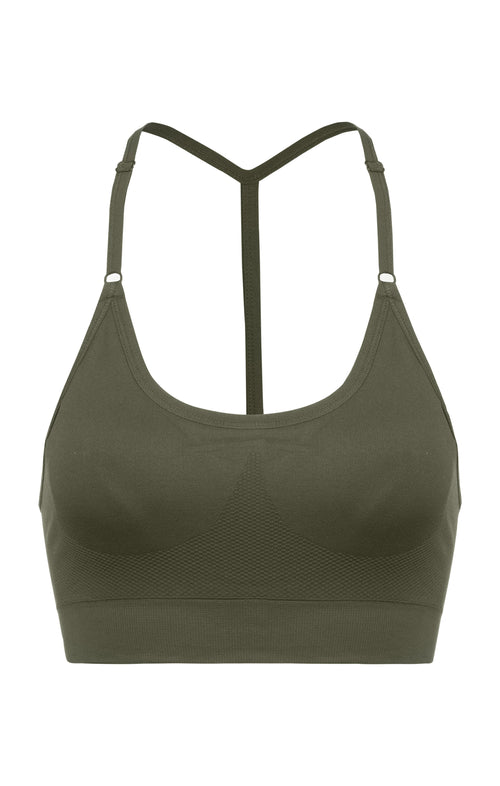 Ognx Sport Bra Crossback - Mittlerer Halt - grün Neueste Stile