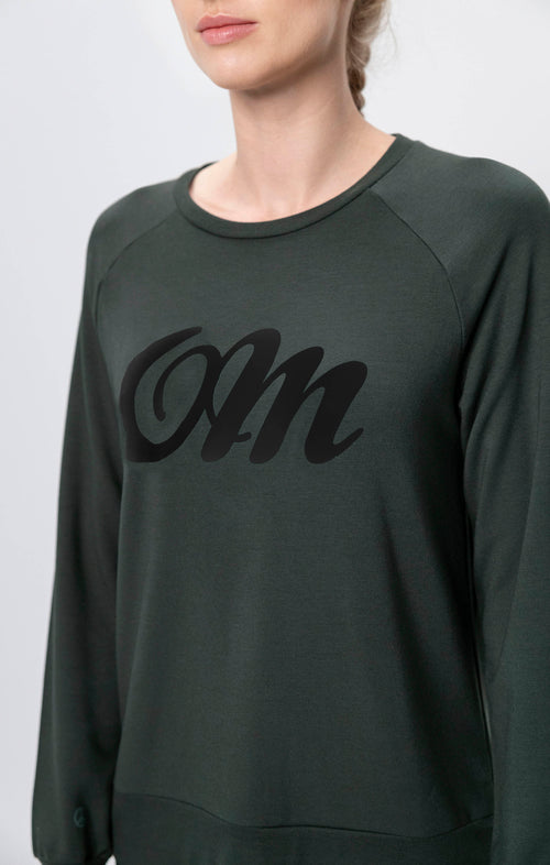 Ognx Lounge Sweater OM Tencel™ - grün Letzter Tag